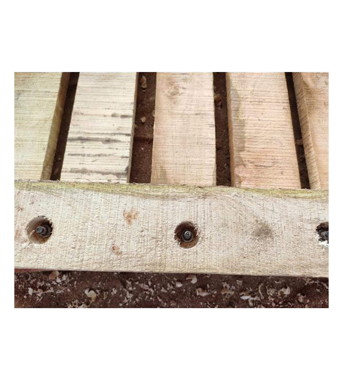 Heavy-duty wooden pallet - construction